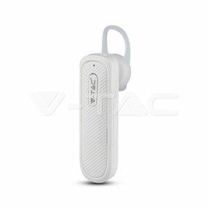 Headset Bluetooth 70mAh biela VT-6700 (V-TAC)