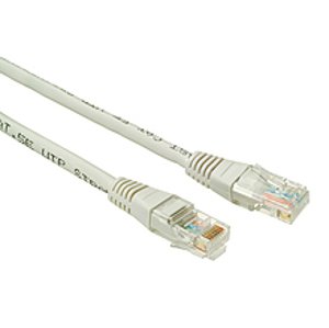 Patch kábel CAT5E UTP PVC 1m šedý  (SOLARIX)