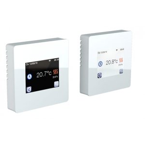 Inteligentný termostat s podlahovým čidlom TFT WiFi, biely (Fénix)