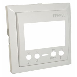 Kryt pre termostat duálny progr. biela LOGUS90 mec 21 (EFAPEL)
