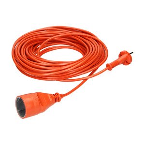 Predlžovací kábel PVC 1x zásuvka, 20m, oranžový (ORNO)