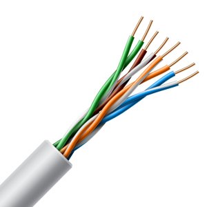 Kábel UTP Cat.5E PVC 1000m/box SXKD-5E-UTP-PVC, drôt (SOLARIX)