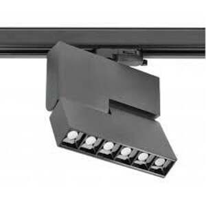 Lištové LED svietidlo SIERRA 18W, 4000K, 1620lm, TRAX, čierna (GTV)