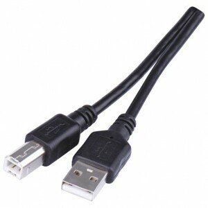 USB kábel 2.0 A vidlica - B vidlica 2m (EMOS)