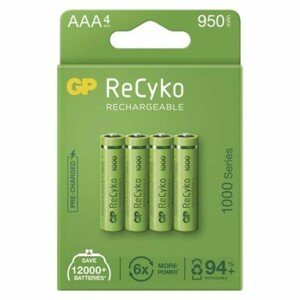 Nabíjacia batéria GP ReCyko 1000 (AAA) 4 ks (EMOS)