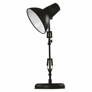 Stolná lampa DUSTIN, čierna (EMOS)