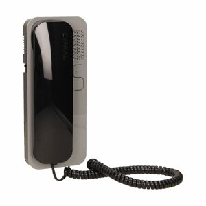 Multi-rezidentný telefón pre 4, 5, 6 drôtové inštalácie, cyfral, SMART 5P, šedo-čierna