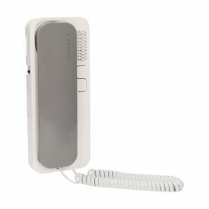 Multi-rezidentný telefón pre 4, 5, 6 drôtové inštalácie, cyfral, SMART 5P, bielo-sivý