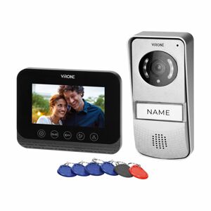 ENIF single-family video doorphone sethandset-free, multicolour 4.3" LCD screen, outdoor