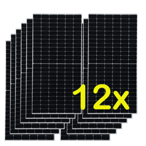 Sada solárnych panelov 5,4kW (12x450W 35mm) (V-TAC)