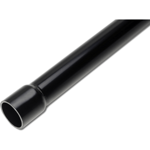 Rúrka/trubka pevná UPRMS 25 PVC BK 1250N s hrdlom, UV stab. čierna 3m, (UNIVOLT)