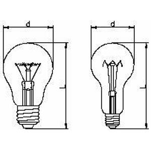 Žiarovka 60W, E27, 2700K, 230V, číra, štandard, pre priemysel otrasuvzdorná (INNOVO)