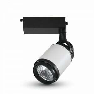 Bodové LED lištové svietidlo 4CORE 25W, 4000K, 2100lm, biela/čiernaVT-4528 (V-TAC)